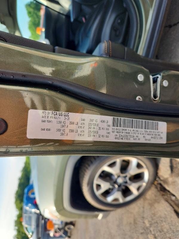 58156036 :رقم المزاد ، 3C4NJDCB5KT753164 vin ، 2019 Jeep Compass مزاد بيع