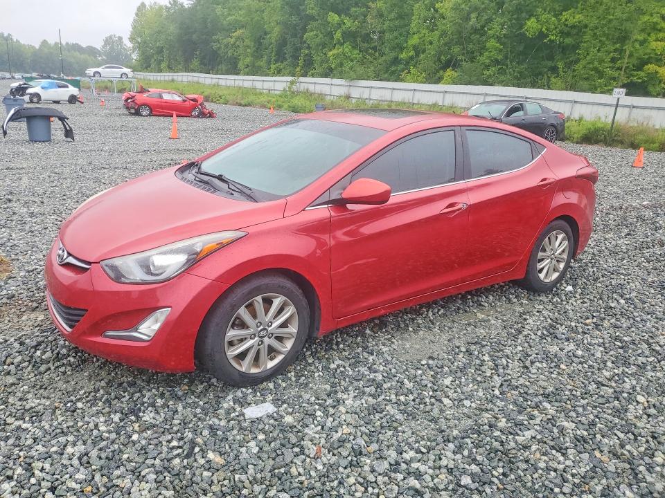 2015 Hyundai Elantra მანქანა იყიდება აუქციონზე, vin: KMHDH4AE0FU224040, აუქციონის ნომერი: 61892006