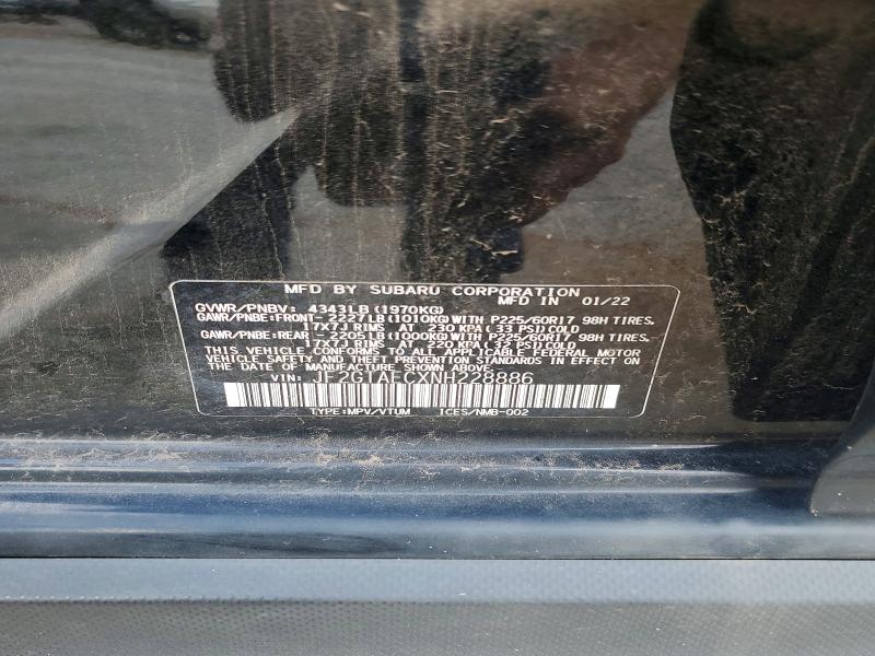 Продажа на аукционе авто 2022 Subaru Crosstrek, vin: JF2GTAECXNH228886, номер лота: 61167926