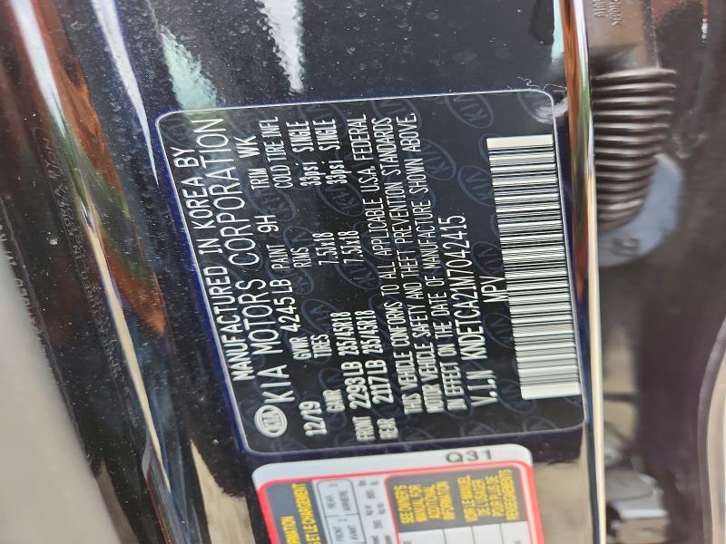 Продаж на аукціоні авто 2021 Kia Seltos, vin: KNDETCA21M7042415, номер лоту: 63364306