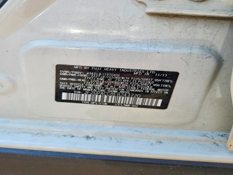 Aukcja sprzedaży 2014 Subaru Xv Crosstrek, vin: JF2GPACC8E8243720, numer aukcji: 61753846