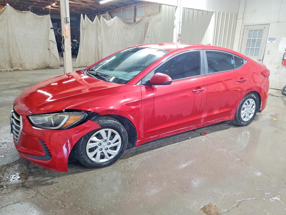 60606776 :رقم المزاد ، 5NPD74LF2HH037327 vin ، 2017 Hyundai Elantra مزاد بيع