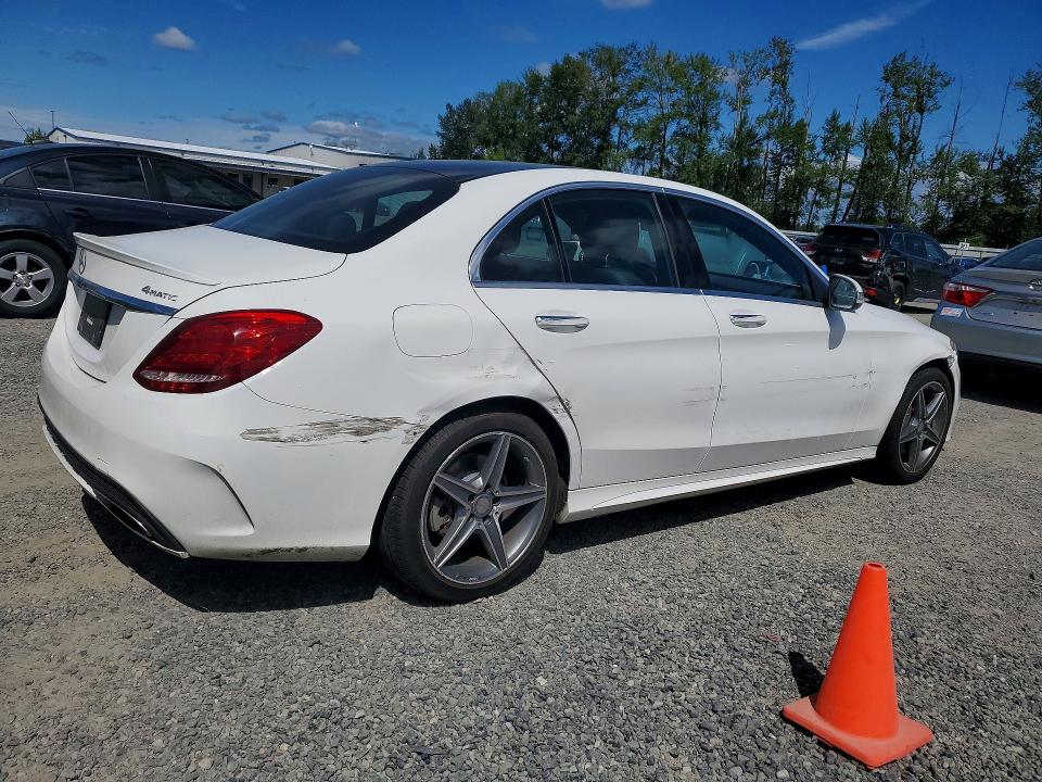 60620646 :رقم المزاد ، 55SWF4KB7FU073602 vin ، 2015 Mercedes-benz C مزاد بيع