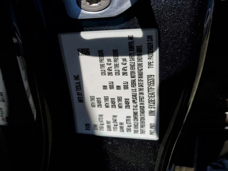 2026 Tesla Model 3 მანქანა იყიდება აუქციონზე, vin: 5YJ3E1EA7TF155379, აუქციონის ნომერი: 60713956