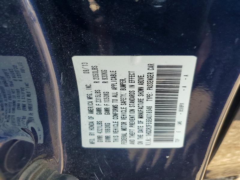 Aukcja sprzedaży 2014 Honda Accord, vin: 1HGCR2F55EA018546, numer aukcji: 60364326