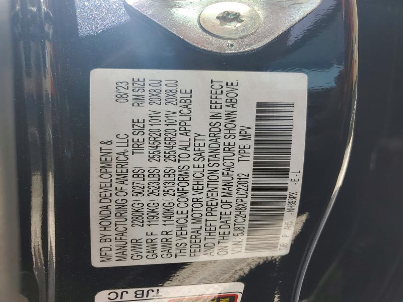 Продажа на аукционе авто 2023 Acura Rdx, vin: 5J8TC2H8XPL022012, номер лота: 59335896