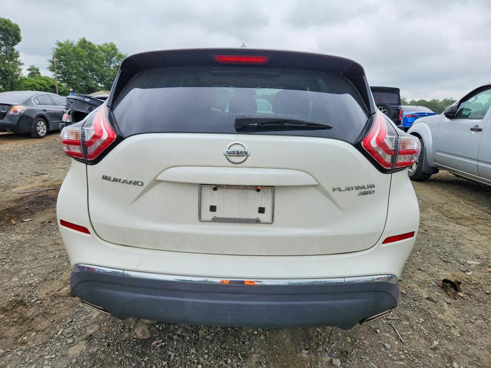 59729156 :رقم المزاد ، 5N1AZ2MH3FN286827 vin ، 2015 Nissan Murano مزاد بيع