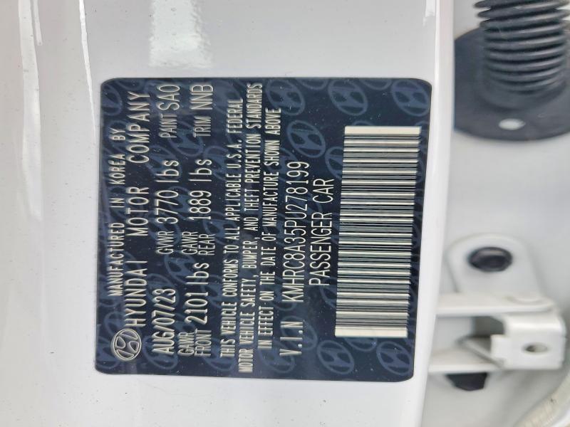 60245476 :رقم المزاد ، KMHRC8A35PU278199 vin ، 2023 Hyundai Venue مزاد بيع