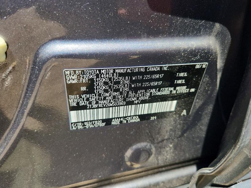 Продаж на аукціоні авто 2016 Toyota Rav4, vin: 2T3BFREV2GW503969, номер лоту: 60019546