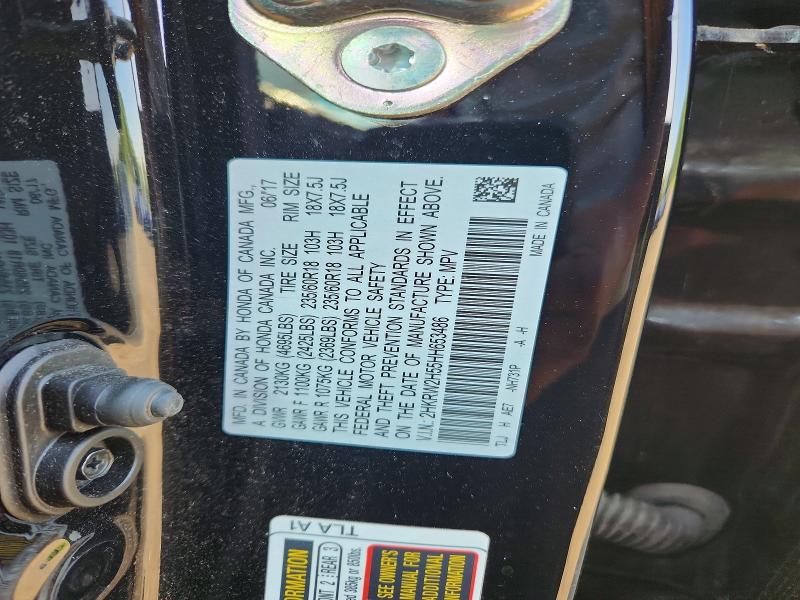 Aukcja sprzedaży 2017 Honda Cr-v, vin: 2HKRW2H55HH653486, numer aukcji: 61861616