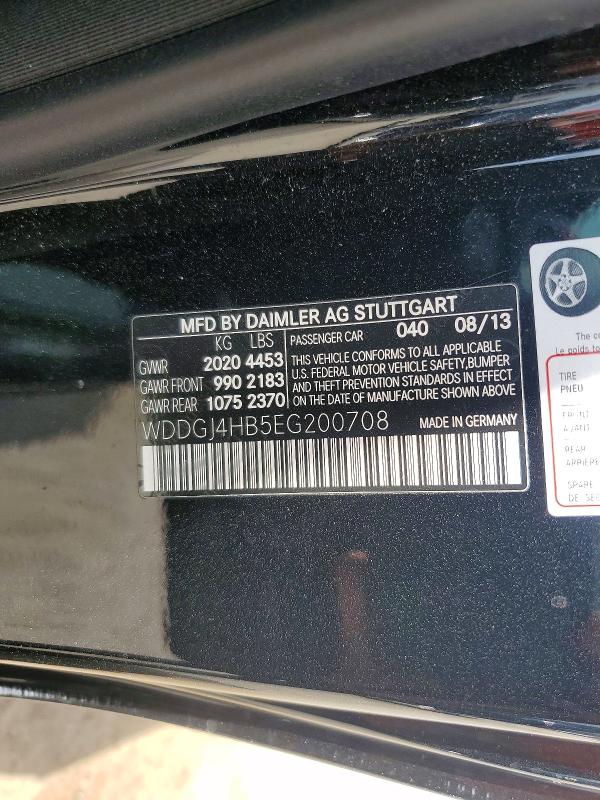 62044426 :رقم المزاد ، WDDGJ4HB5EG200708 vin ، 2014 Mercedes-benz C مزاد بيع