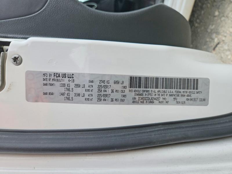 Aukcja sprzedaży 2018 Dodge Grand Caravan, vin: 2C4RDGCGXJR244257, numer aukcji: 62584946