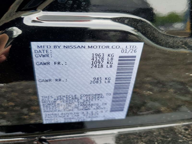 Aukcja sprzedaży 2026 Nissan Altima, vin: 1N4BL4DV6TN311247, numer aukcji: 59953546