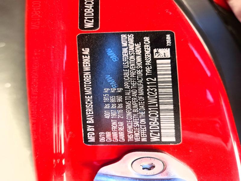Продажа на аукционе авто 2020 Toyota Gr Supra, vin: WZ1DB4C01LW023112, номер лота: 62871796