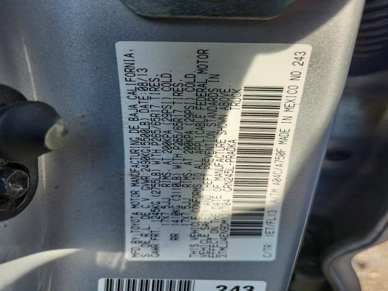 Aukcja sprzedaży 2013 Toyota Tacoma, vin: 3TMLU4EN9DM131704, numer aukcji: 60589276