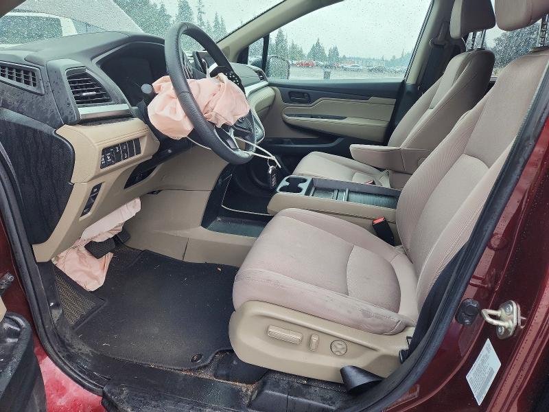2019 Honda Odyssey მანქანა იყიდება აუქციონზე, vin: 5FNRL6H56KB087425, აუქციონის ნომერი: 61092506