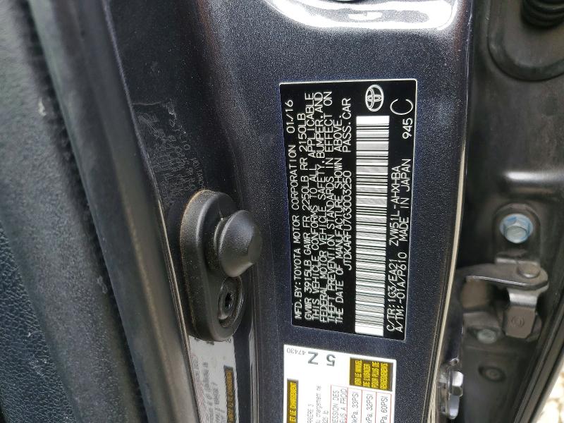 Продаж на аукціоні авто 2016 Toyota Prius, vin: JTDKARFU7G3003250, номер лоту: 61186736