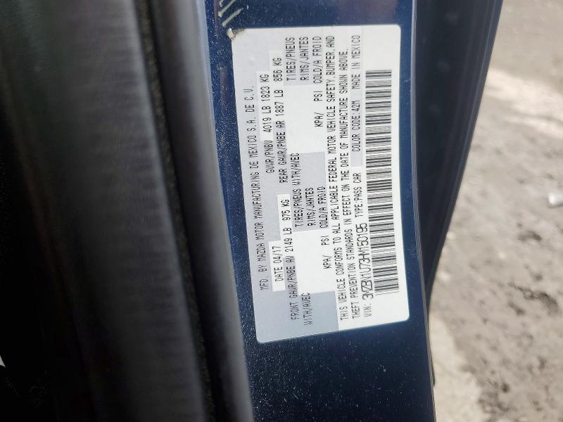 Aukcja sprzedaży 2017 Mazda 3, vin: 3MZBN1U73HM150195, numer aukcji: 62260176