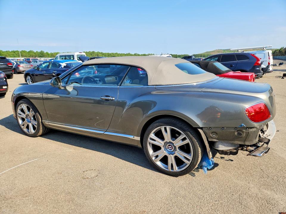 2013 Bentley Continental მანქანა იყიდება აუქციონზე, vin: SCBGT3ZA8DC083624, აუქციონის ნომერი: 60187946