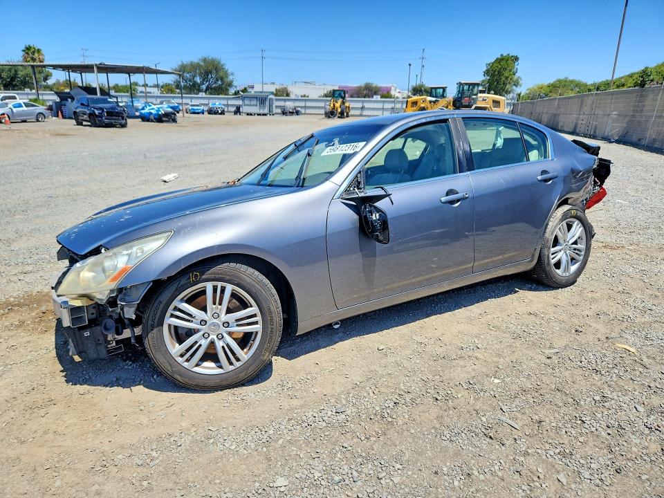 2011 Infiniti G25 Sedan მანქანა იყიდება აუქციონზე, vin: JN1DV6AP9BM602735, აუქციონის ნომერი: 59812316