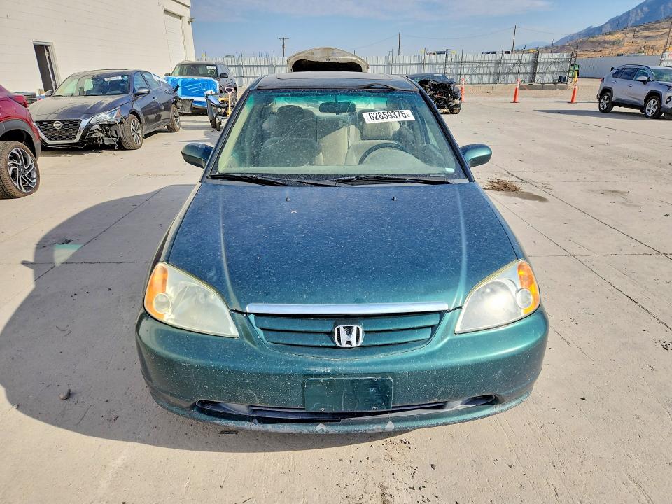 Aukcja sprzedaży 2002 Honda Civic, vin: 1HGES25812L038480, numer aukcji: 62859376