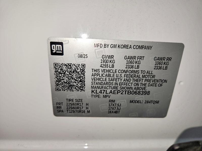 Продаж на аукціоні авто 2026 Buick Envista, vin: KL47LAEP2TB068398, номер лоту: 63134666