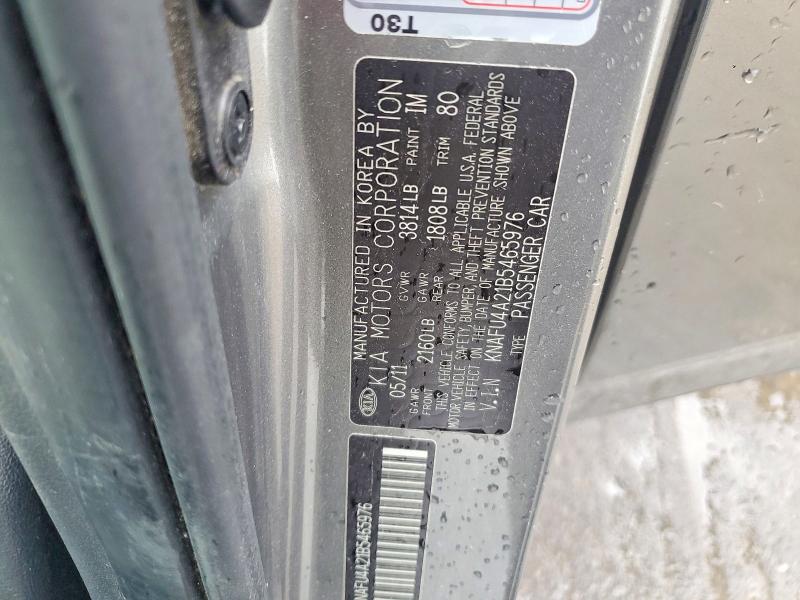 Aukcja sprzedaży 2011 Kia Forte, vin: KNAFU4A21B5465976, numer aukcji: 61561246