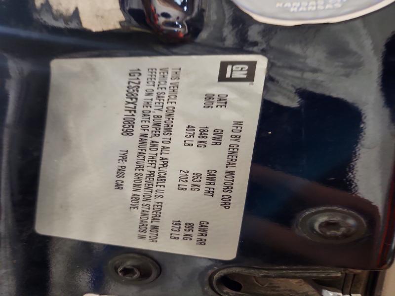 62549056 :رقم المزاد ، 1G1ZS58FX7F108598 vin ، 2007 Chevrolet Malibu مزاد بيع