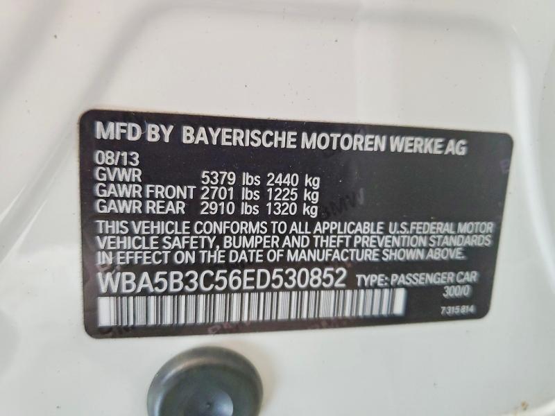 Продаж на аукціоні авто 2014 Bmw 535, vin: WBA5B3C56ED530852, номер лоту: 61003116