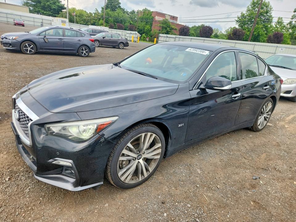 2019 Infiniti Q50 მანქანა იყიდება აუქციონზე, vin: JN1EV7AR2KM550344, აუქციონის ნომერი: 62892386