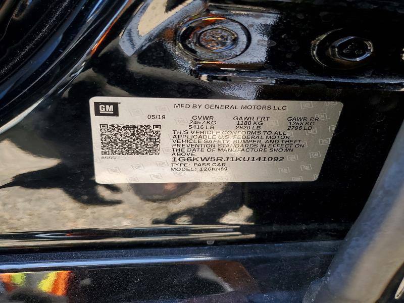 Продажа на аукционе авто 2019 Cadillac Ct6-v, vin: 1G6KW5RJ1KU141092, номер лота: 61838336