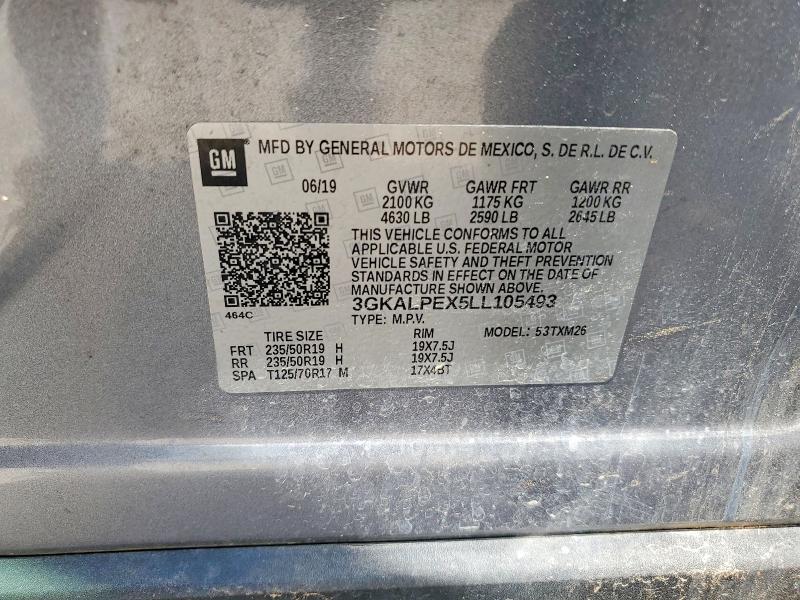 Продаж на аукціоні авто 2020 Gmc Terrain, vin: 3GKALPEX5LL105493, номер лоту: 61334986