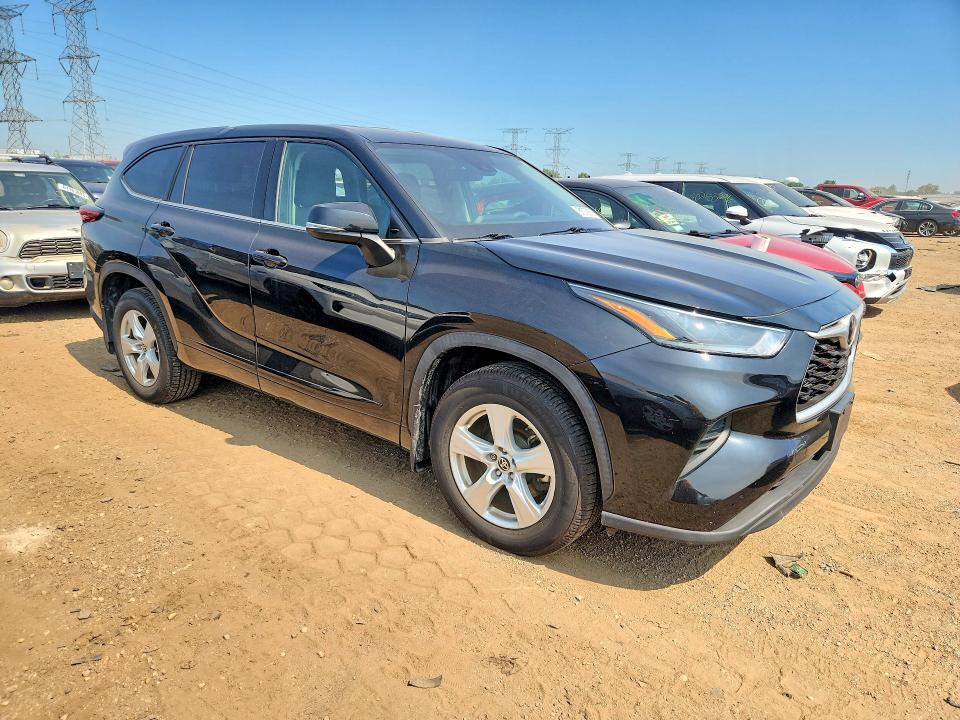 2021 Toyota Highlander მანქანა იყიდება აუქციონზე, vin: 5TDCZRBH1MS077893, აუქციონის ნომერი: 61078876