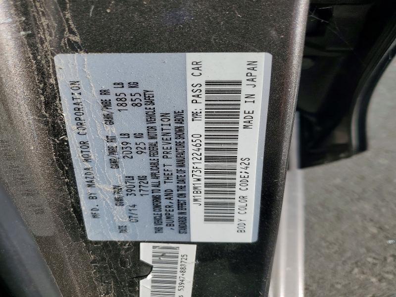 Продаж на аукціоні авто 2015 Mazda 3, vin: JM1BM1W73F1224650, номер лоту: 63153456