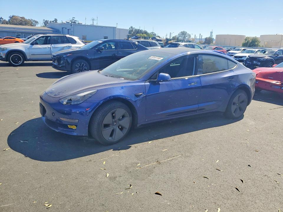 2021 Tesla Model 3 მანქანა იყიდება აუქციონზე, vin: 5YJ3E1EB2MF074008, აუქციონის ნომერი: 59161156