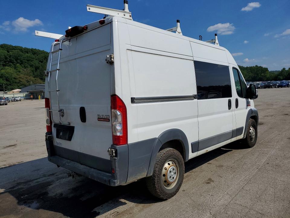 63131436 :رقم المزاد ، 3C6TRVBG2HE538333 vin ، 2017 Ram Promaster 1500 مزاد بيع