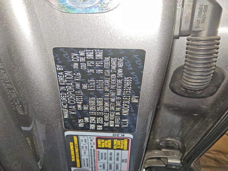 Aukcja sprzedaży 2026 Kia Niro, vin: KNDCP3LE1T5329685, numer aukcji: 62501226