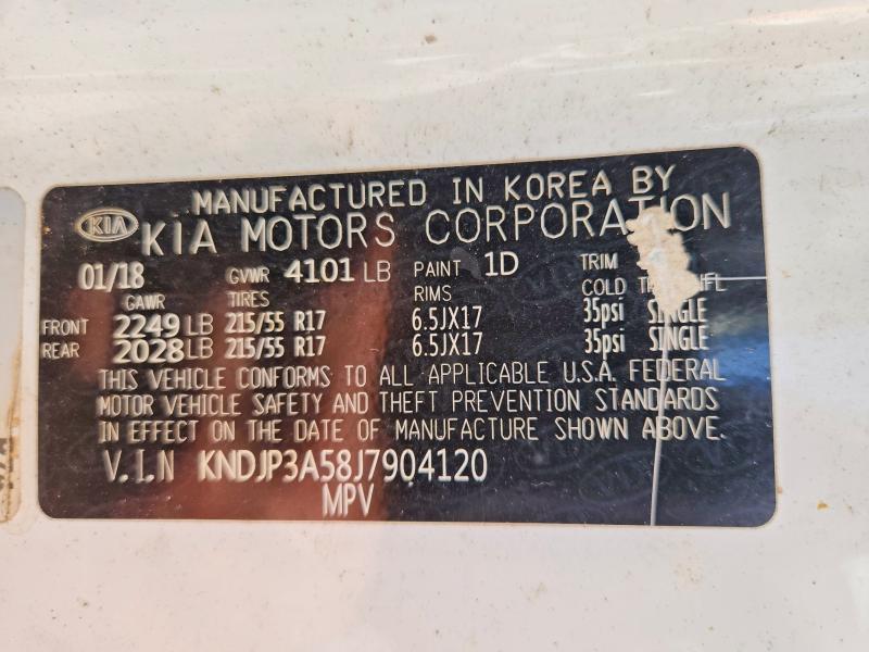 Aukcja sprzedaży 2018 Kia Soul, vin: KNDJP3A58J7904120, numer aukcji: 61693226