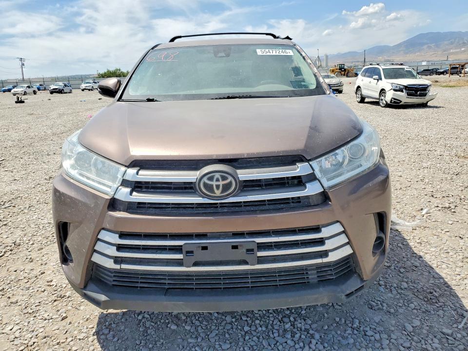 55477246 :رقم المزاد ، 5TDBZRFH8KS982070 vin ، 2019 Toyota Highlander مزاد بيع