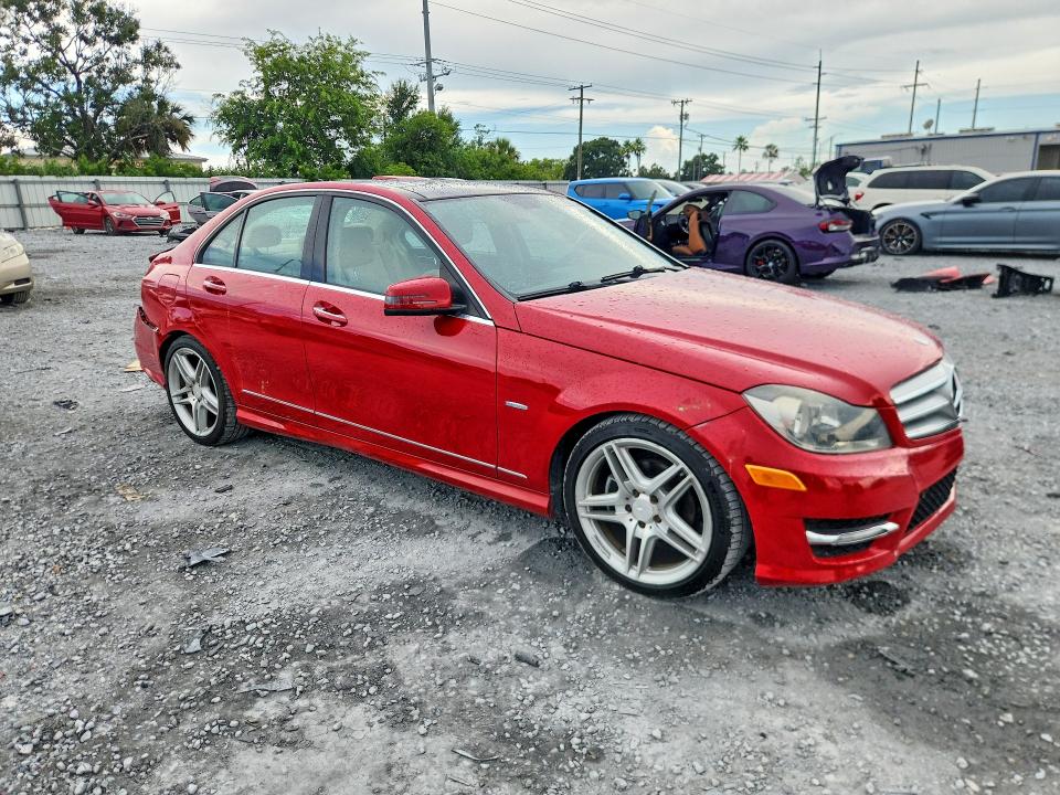 Aukcja sprzedaży 2012 Mercedes-benz C, vin: WDDGF4HB0CR237023, numer aukcji: 59596256