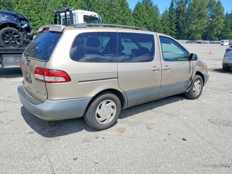 Продажа на аукционе авто 2001 Toyota Sienna, vin: 4T3ZF13C41U355185, номер лота: 60503166