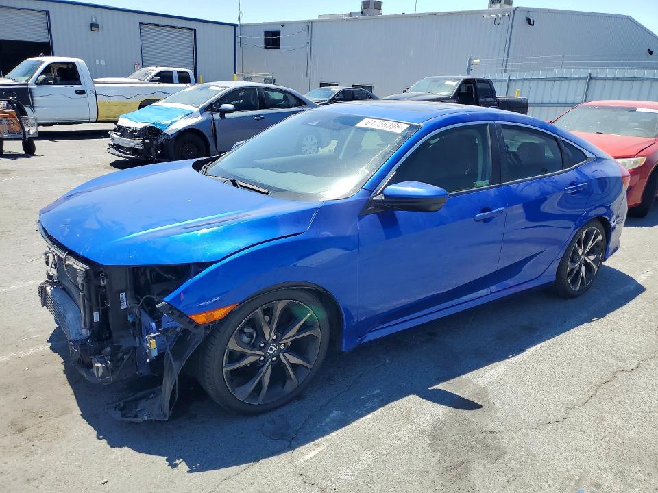 Продаж на аукціоні авто 2019 Honda Civic, vin: JHMFC1F31KX006195, номер лоту: 61756396