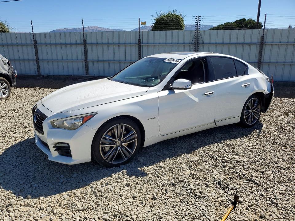 2014 Infiniti Q50 Hybrid მანქანა იყიდება აუქციონზე, vin: JN1AV7AR8EM703439, აუქციონის ნომერი: 60526416