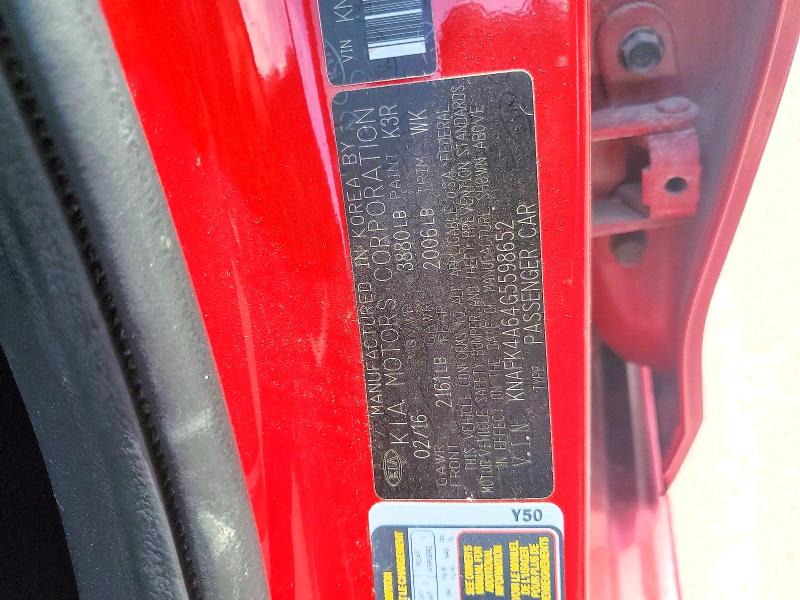 2016 Kia Forte მანქანა იყიდება აუქციონზე, vin: KNAFK4A64G5598652, აუქციონის ნომერი: 62671596