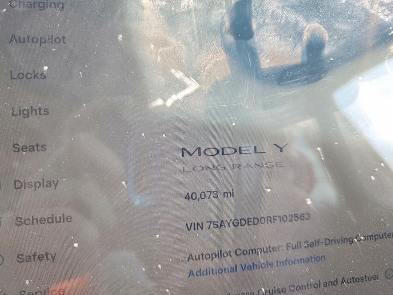 Продажа на аукционе авто 2024 Tesla Model Y, vin: 7SAYGDED0RF102563, номер лота: 61808396