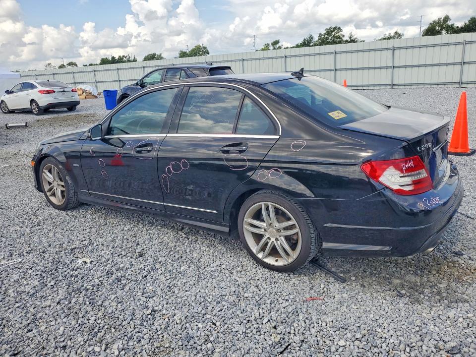 2012 Mercedes-benz C მანქანა იყიდება აუქციონზე, vin: WDDGF4HB4CA623264, აუქციონის ნომერი: 60295336