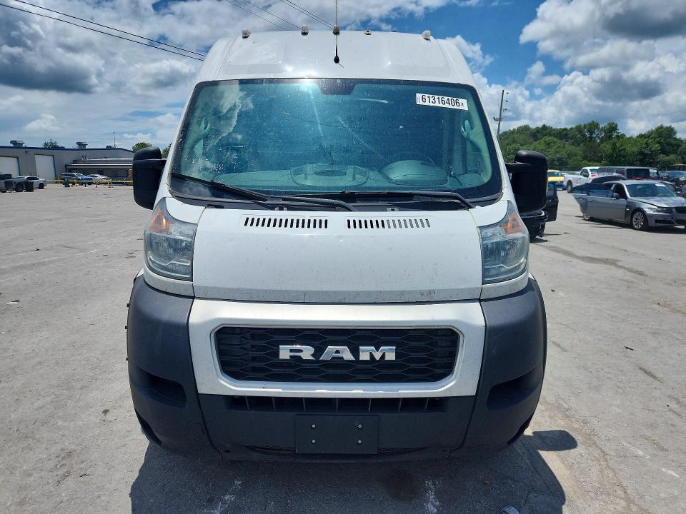 61316406 :رقم المزاد ، 3C6TRVBG3KE547985 vin ، 2019 Ram Promaster 1500 مزاد بيع