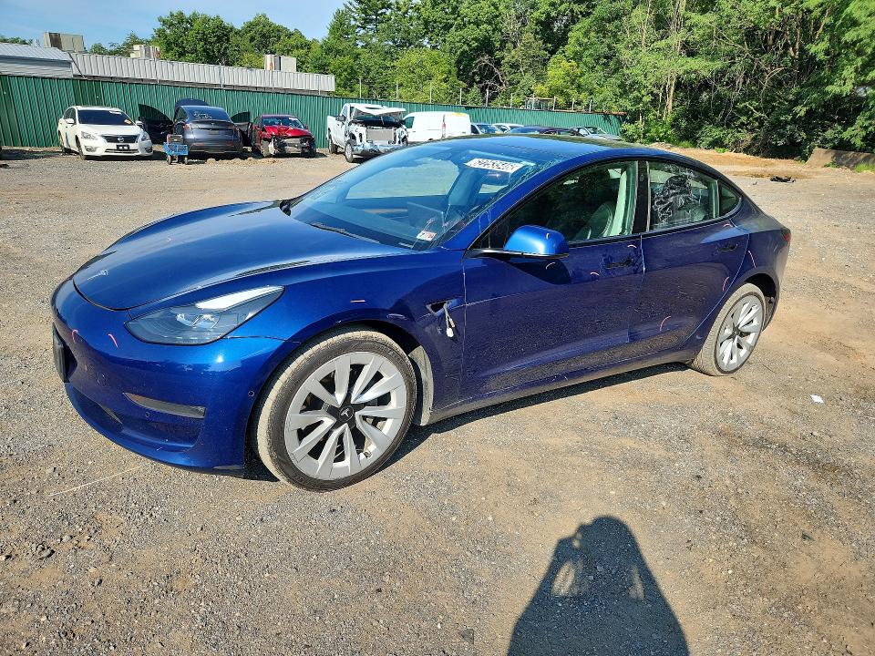 Продажа на аукционе авто 2022 Tesla Model 3, vin: 5YJ3E1EB9NF289757, номер лота: 62253546