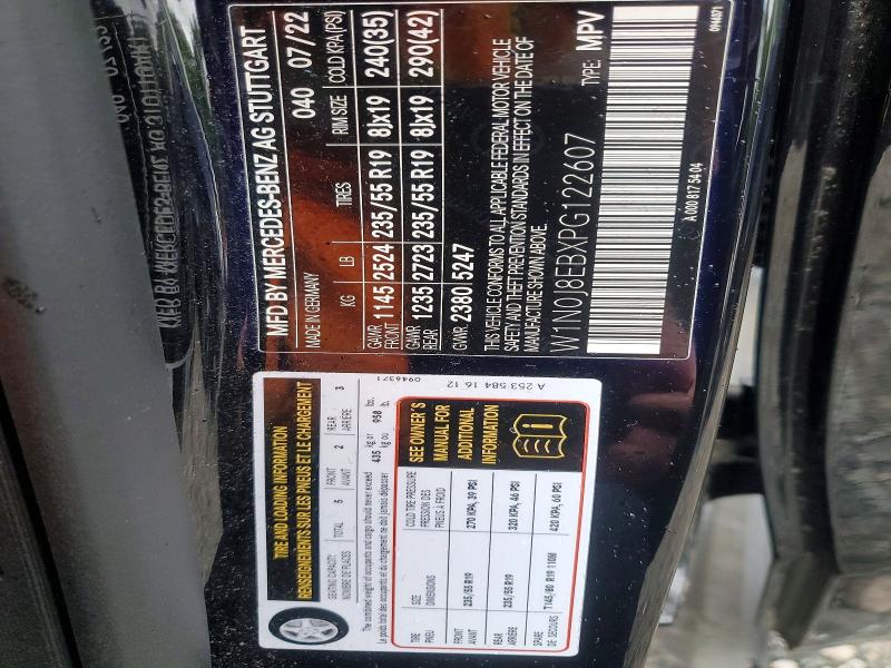 62853236 :رقم المزاد ، W1N0J8EBXPG122607 vin ، 2023 Mercedes-benz Glc Coupe مزاد بيع