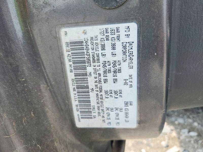 Продаж на аукціоні авто 2002 Dodge Durango, vin: 1B4HS48N72F220821, номер лоту: 62838496